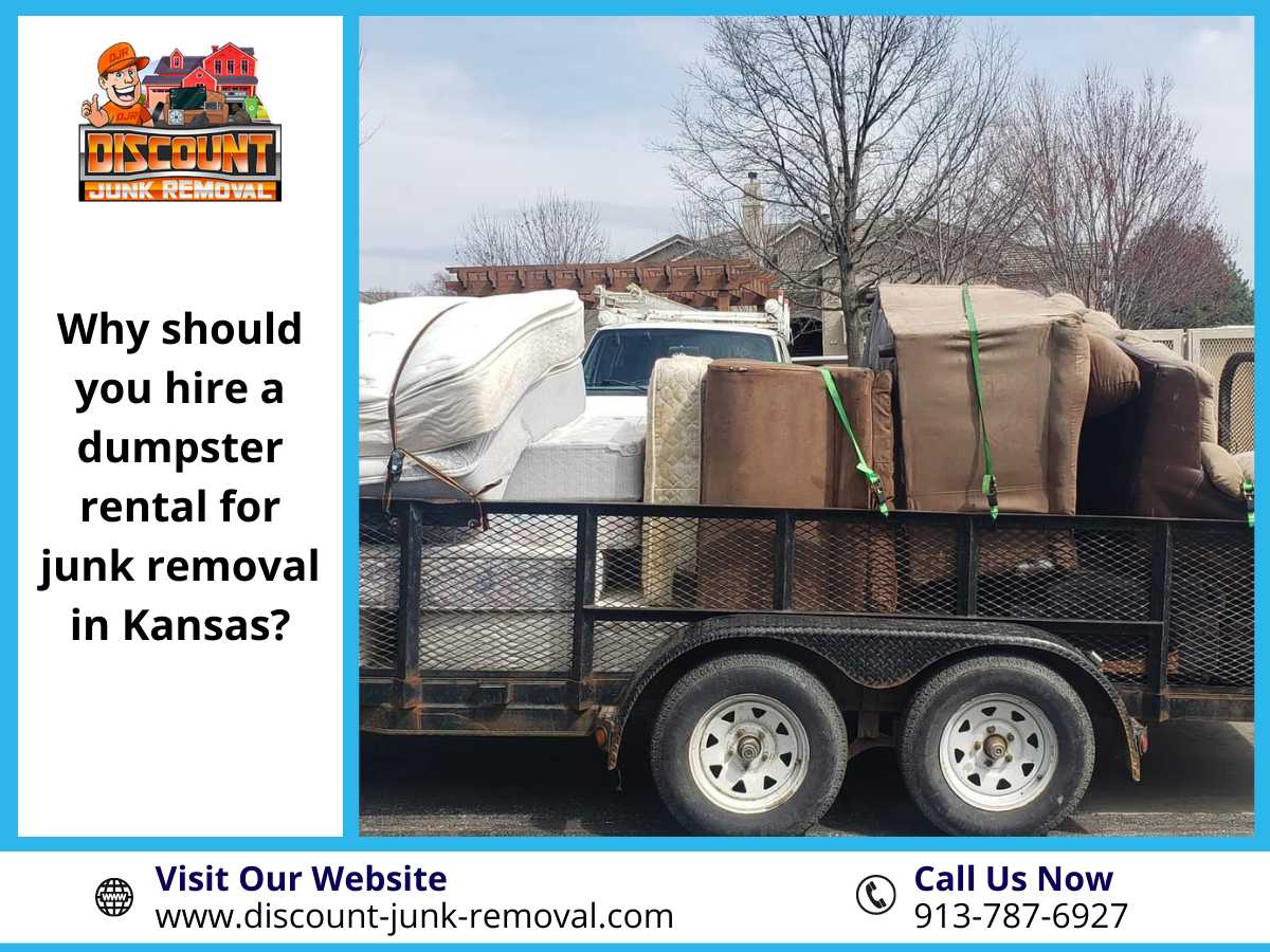 dumpster rental junk removal in Kansas